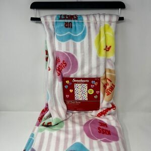 Sweethearts Valentines Soft plush throw